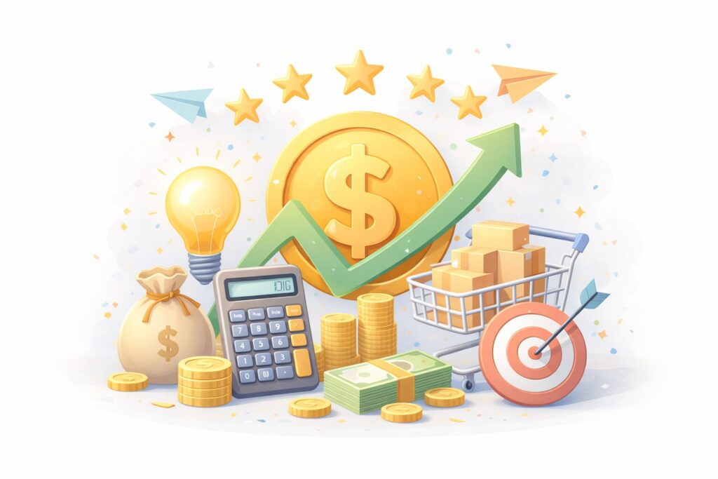 コストパフォーマンスが良いイラスト画像