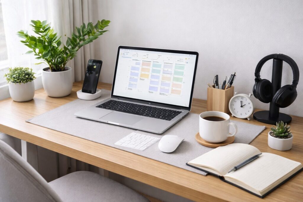 モダンなホームオフィスのイメージ画像